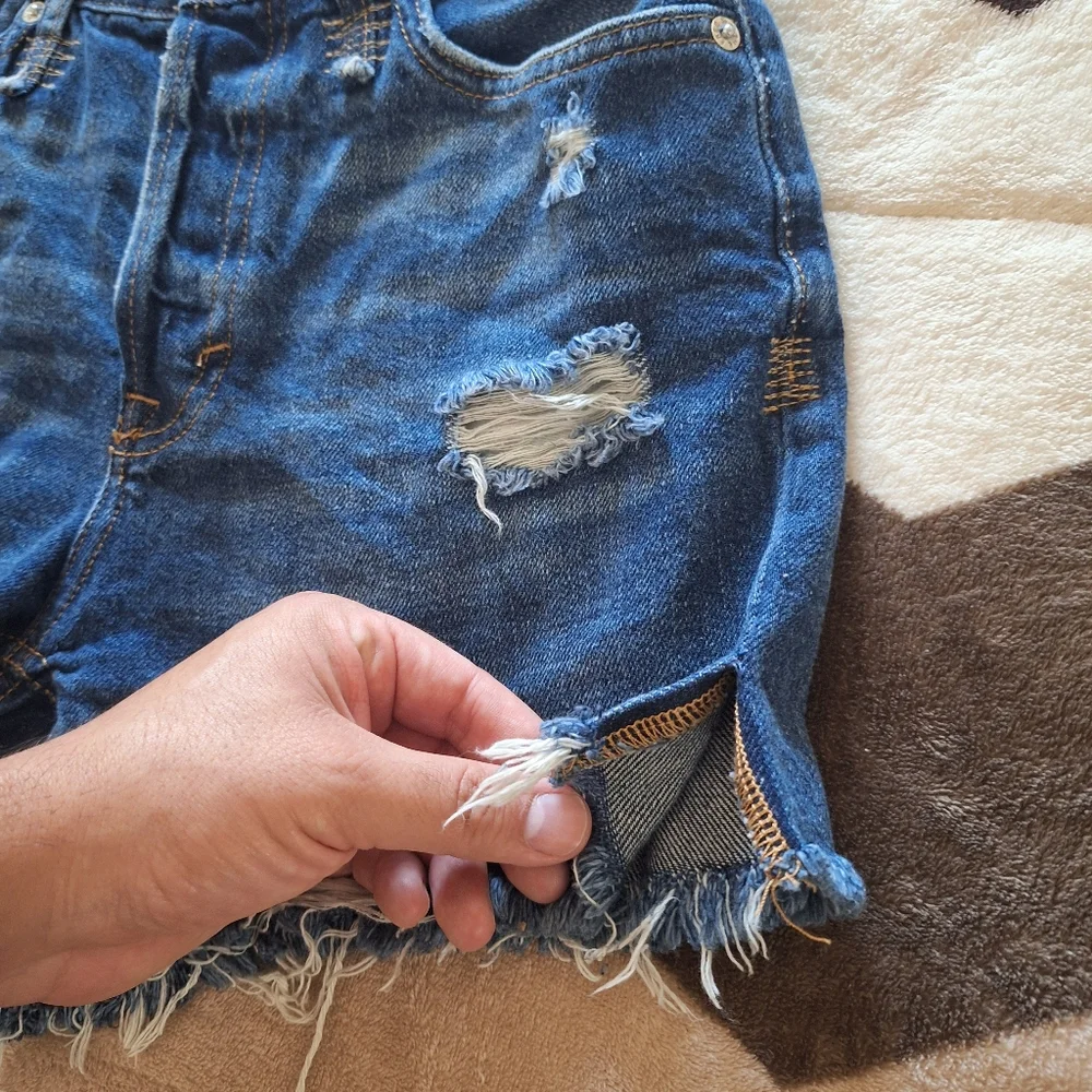 Free People - We The Free Makai Cut-off Short - In Too Deep - Size 25